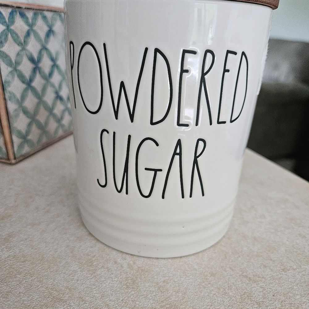 Rae Dunn powdered sugar